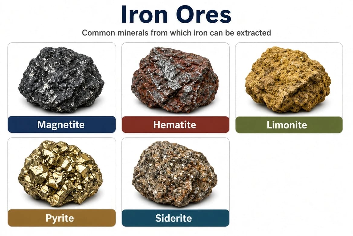Picture 17.3: Ores of Iron