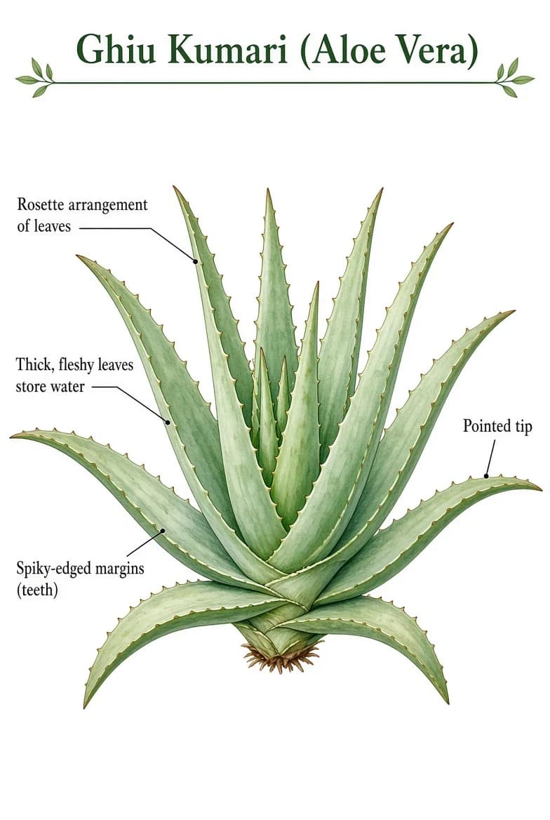 Aloe vera (Ghiu kumari)